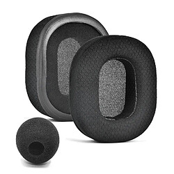 INF Coussinets d'oreille en mousse à mémoire de forme de remplacement pour Razer BlackShark V2 X, protection du microphone Black