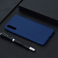 Wewoo Coque Souple Pour Galaxy A50 Candy Color TPU Case Bleu