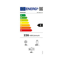 Réfrigérateur combiné intégrable à glissière 273l - ART6600LHE - WHIRLPOOL