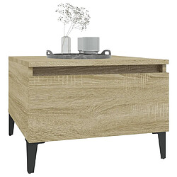 Acheter Maison Chic Table d'appoint | Table Basse Chêne sonoma 50x46x35 cm Bois d'ingénierie -GKD98882