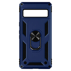 Avizar Coque pour Google Pixel 7 Ultra Rigide Bague Support bleu nuit