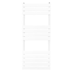 Monstershop Radiateur Sèche-Serviettes à Panneau Plat – 1200mm x 450mm – Blanc