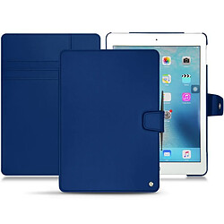 Housse cuir Apple iPad Pro 9.7' (2016) - Rabat portefeuille - Bleu océan ( Nappa - Pantone #15458a) - NOREVE