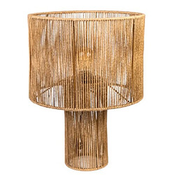 Lampe de bureau Romimex Naturel Jute Fer 30 x 43 x 30 cm