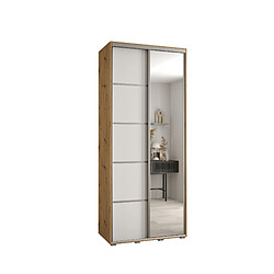 Abiks Meble Armoire DAVOS 5 À Portes Coulissantes 235,2/120/45 2 Portes