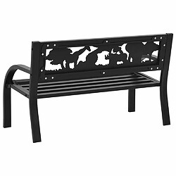 Acheter Maison Chic Banc de jardin | Banquette de jardin | Chaise Relax pour enfants 86 cm Acier -MN67291