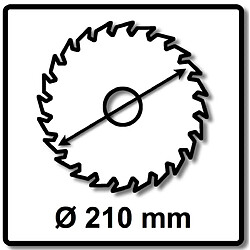 Makita Lame de scie circulaire M-force 210 x 30 x 2,3 mm 16 dents ( B-07973 )