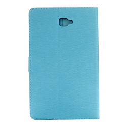 Avis Wewoo Housse Étui bleu pour Samsung Galaxy Tab A 10.1 fleurs pressées motif papillon flip horizontal en cuir PU avec boucle magnétique et titulaire fentes cartes porte-monnaie