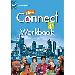 New connect anglais 4e : A2, palier 2, année 1 : workbook