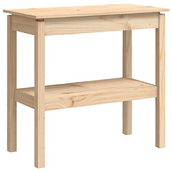 vidaXL Table console 80x40x75 cm Bois massif de pin