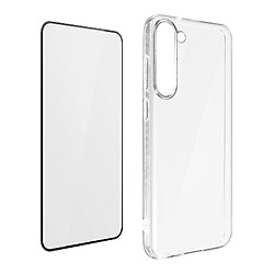 Protection Intégrale pour Galaxy S23 Plus Coque Transparent Film Noir 4smarts