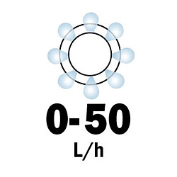 Ribimex 10 goutteurs réglables sur pic tuyau diamètre 16 mm