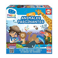 Educa Borras Jouet Educatif Educa Happy Learning Quiz Animales Fascinantes 109 Pièces