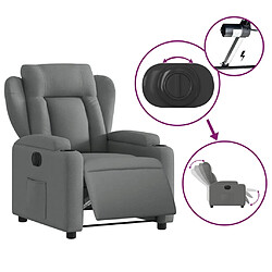 Acheter vidaXL Fauteuil inclinable électrique Gris foncé Tissu