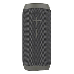 Wewoo Enceinte Bluetooth étanche gris Mini haut-parleur sans fil portable de lapin, micro intégré, soutien AUX / main appel gratuit / FM / TF