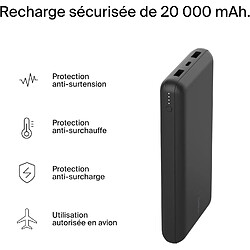 Acheter SANAG Batterie Externe Usb-C 20000Mah (Power Bank Puissance De 20K, Entrée Et Sortie Usb-C, 2 Ports Usb-A, Câble Usb-C Vers Usb-A Fourni, Pour Iphone, Galaxy, Pixel, Ipad, Airpods, Etc.) - Pack De 2