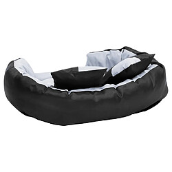 Acheter vidaXL Coussin réversible lavable pour chien Gris et noir 85x70x20 cm