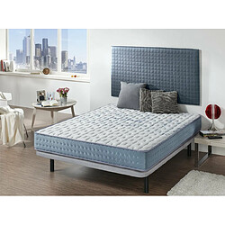 Dormalit Matelas 150X200 BORDEAUX Épaisseur 20 CM - Ressorts ensachés - Mémoire de forme sur 2 faces