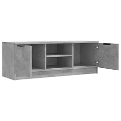 Acheter Maison Chic Meuble TV scandinave - Banc TV pour salon Gris béton 102x35x36,5 cm Bois d'ingénierie -MN61471