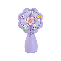 (StyleC) Poignée En Forme De Dessin Animé Mini Ventilateur Étudiant Rechargeable Usb Portable