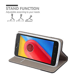 Avis Cadorabo Coque Motorola MOTO C PLUS Etui en Gris