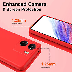 Avis Htdmobiles Coque pour Xiaomi Redmi 13C / Poco C65 / Poco M6 5G - housse etui silicone gel fine + verre trempe - ROUGE