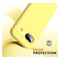 Avis Htdmobiles Coque pour Google Pixel 8a - housse etui silicone gel fine + verre trempe - JAUNE