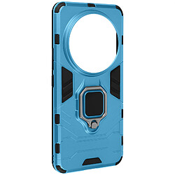 Avizar Coque pour Xiaomi 14 Ultra Anneau Support Bi-matière Antichoc Bleu Clair