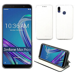 Xeptio ASUS ZenFone Max Pro M1 ZB601KL Etui coque blanc pochette Slim