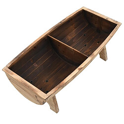 Maison Chic Banc de rangement | Meuble de rangement d'Entrée | Coffres d'Intérieur Bois massif et tissu 103 x 51 x 44 cm -MN64568 pas cher