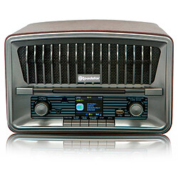 Radio CD Portable Vintage DAB+/FM Lecteur CD-MP3 Bluetooth, USB Télécommande, , Bois, Roadstar, HRA-270CD-MP3CD+BT