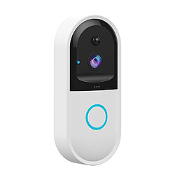 Wewoo Visiophone sans fil Portier Interphone vidéo Sonnette visuelle B50 720P Smart WiFisurveillance à distance par téléphonevision nocturne et carte SD blanche