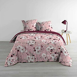 Paris Prix Housse de Coussin Velvet Flower 45x45cm Rose