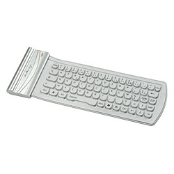 Mini Clavier Bluetooth en Silicone, Halterrego , Silver