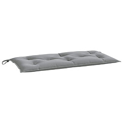 Maison Chic Coussin Confort | pouf | Coussin de banc de jardin gris 100x50x7 cm tissu oxford -GKD80746