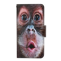 Etui en PU + TPU texture croisée, avec support orang-outan pour votre Xiaomi Poco M3 Pro 4G/5G/Redmi Note 10 5G/Redmi Note 10T 5G