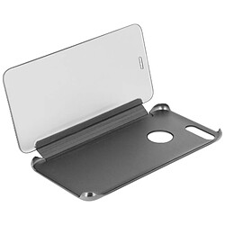 Avizar Housse Etui Folio Miroir Argent iPhone 7 Plus / iPhone 8 Plus Clapet translucide