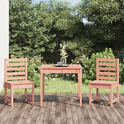 vidaXL Ensemble de bistrot de jardin 3 pcs bois massif Douglas