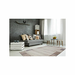 Acheter Paris Prix Tapis à Poils Courts Tissé Falkland II Beige & Argent 160 x 230 cm