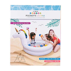 Jet Lag Piscinette gonflable licorne 130 cm.