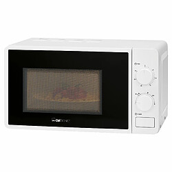 Micro-ondes, 20L, 700W,5 niveaux de puissance, minuterie, table tournante 24,5cm 700W Clatronic MW791W