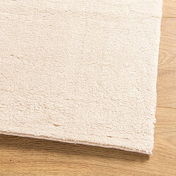 Avis vidaXL Tapis HUARTE à poils courts doux et lavable beige 80x150 cm