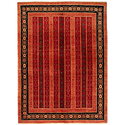 Vidal Tapis de laine 214x158 rouge Kashkuli