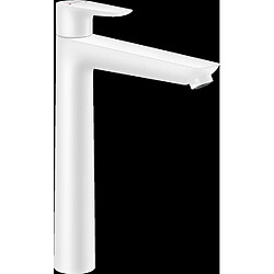 Mitigeur de lavabo HANSGROHE Talis E , avec tirette et vidage blanc mat - 71716700