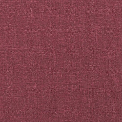 Acheter vidaXL Ensemble de canapés 2 pcs avec coussins Rouge bordeaux Tissu