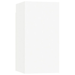 Avis vidaXL Ensemble de meubles TV 4 pcs Blanc Bois d'ingénierie