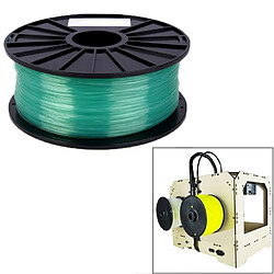 Wewoo Filaments transparents d'imprimante 3D de vert 1.75 millimètres de PLA 