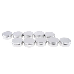 10x 50ml Conteneurs Cosmétiques Vide Pots de Voyage pour Echantillons Maquillage, Crème, Baume à lèvres , Paillette , Poudre pas cher