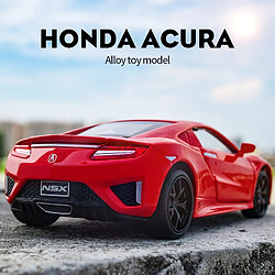 Universal Honda Acura NSX moulée sous pression alliage métal modèle de sport de luxe collection tire écho lumière voiture jouet |(Rouge)