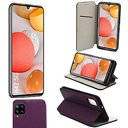 Xeptio Samsung Galaxy A42 5G Etui / Housse pochette protection violet